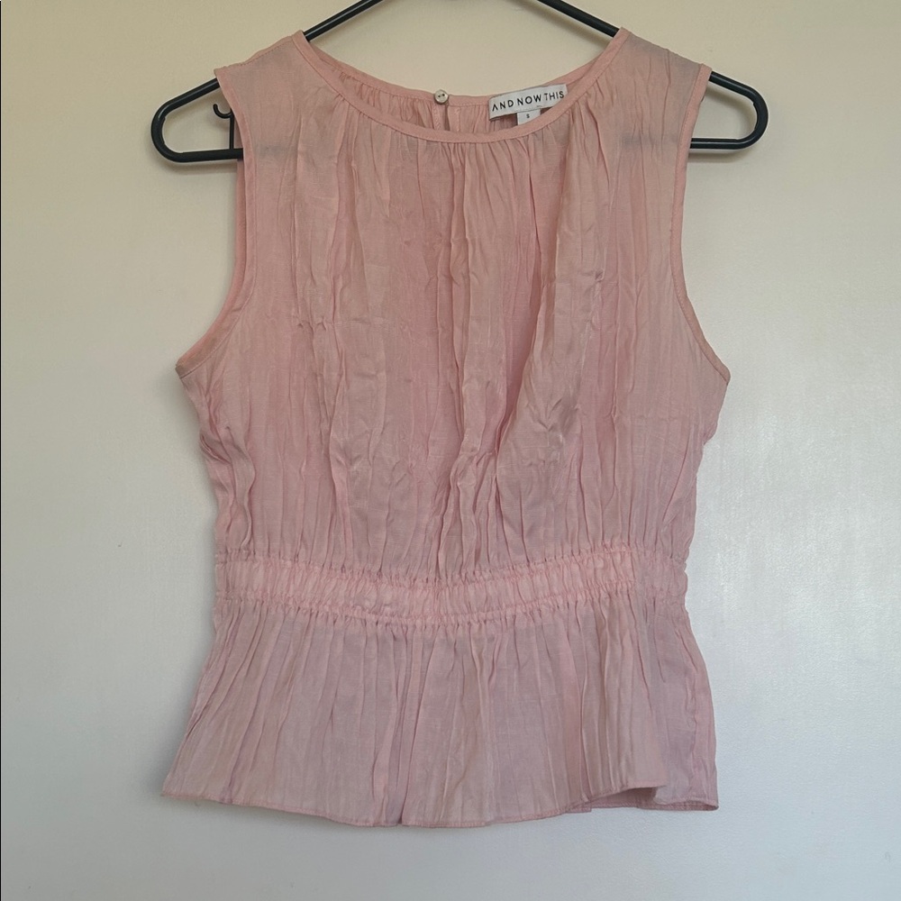 Pink Peplum Top